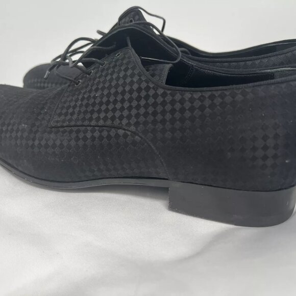 Louis Vuitton Paris Mens Laced Black SOLFERINO DERBY Dress Shoes Size 8.5 MT0168 main image 5